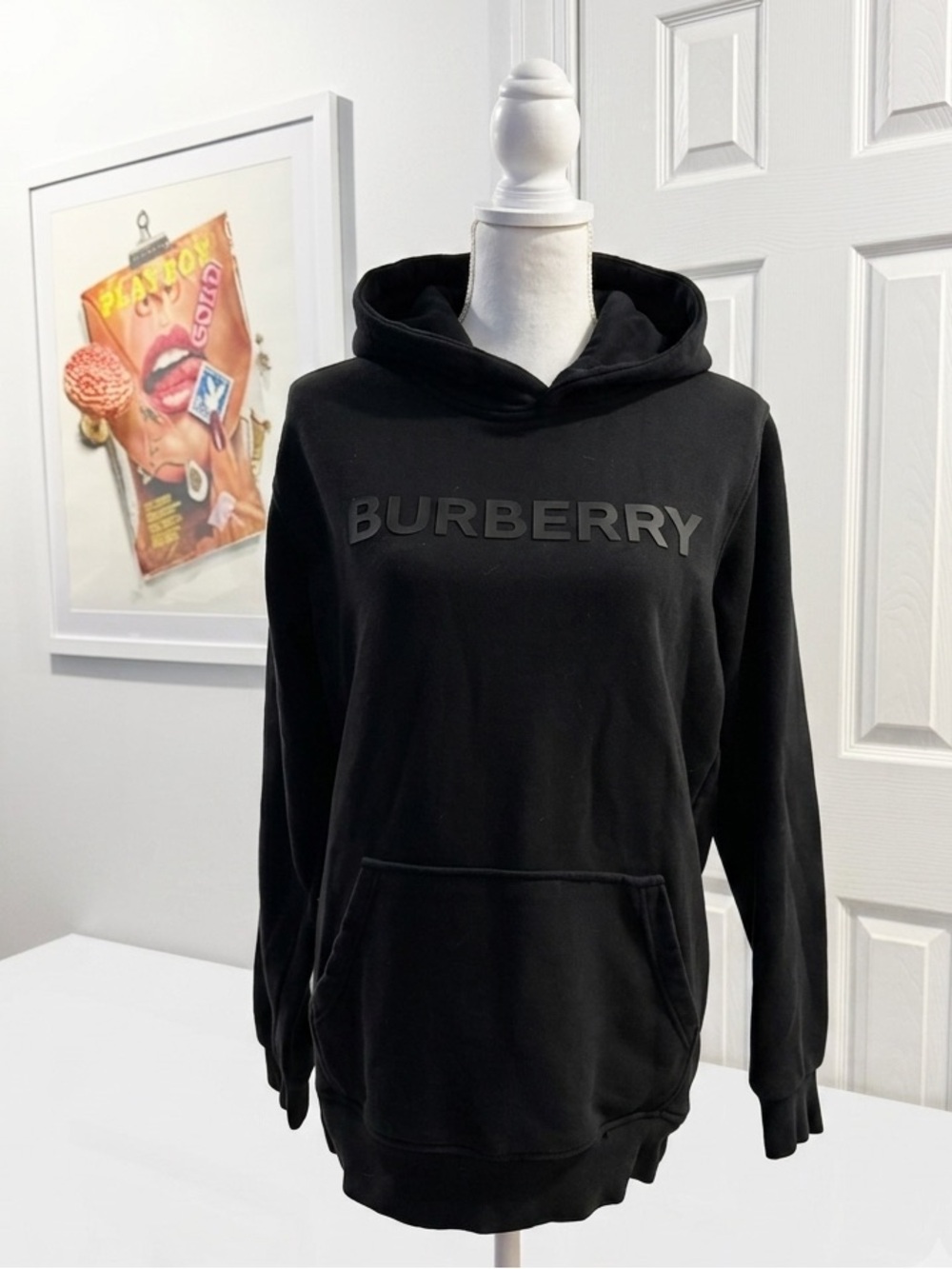 3D SILICONE APPLIQUÉ LOGO HOODIE
